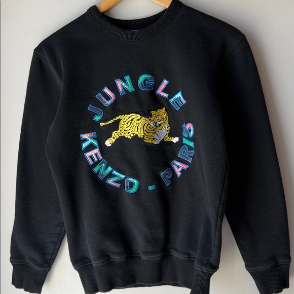 Kenzo x H&M Collaboration Black Fleece Sweatshirt - Picture 2 of 7